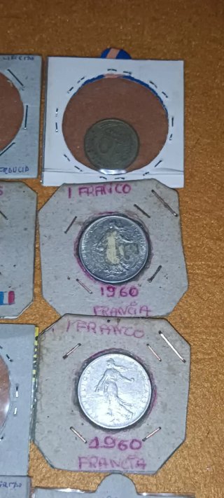Lotto di monete antiche francesi