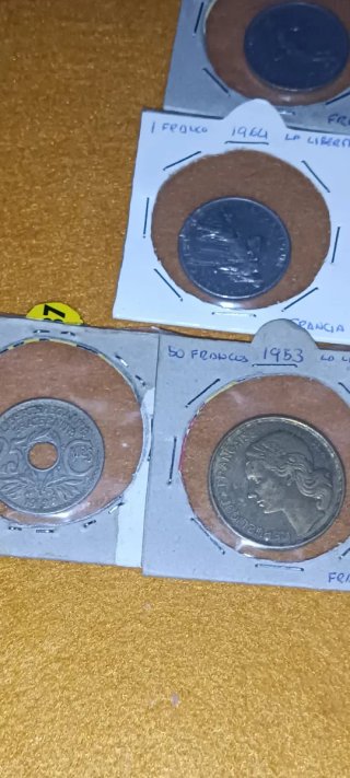 Lotto di monete antiche francesi