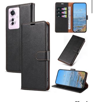 Funda libro Oppo Reno 11F 5G Negra
