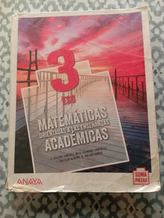 Matemáticas 3º ESO – Orientadas Enseñanzas Academi