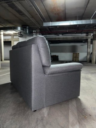 Sofá 2 plazas gris impecable
