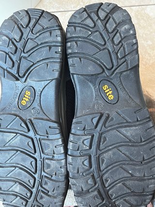Zapatos de seguridad SITE negros y amarillos