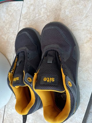 Zapatos de seguridad SITE negros y amarillos