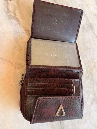 Monedero Visconti estampado cocodrilo
