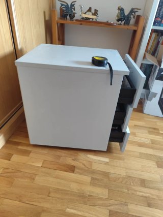 Cajonera de escritorio con ruedas