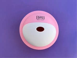 Vajilla rosa bebé espacial