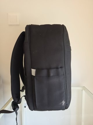 Mochila de viaje negra para low cost 40x20x25