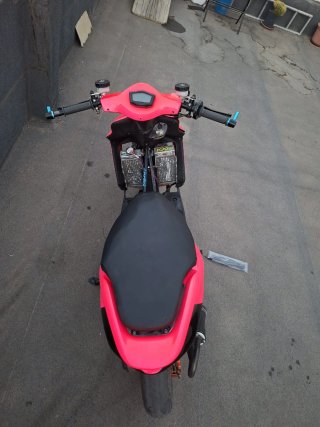 Scooter Polini Negro/Rosa