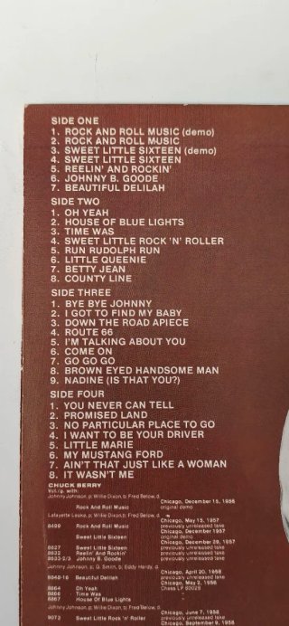 Vinilo Chuck Berry Rock & Roll Rarities