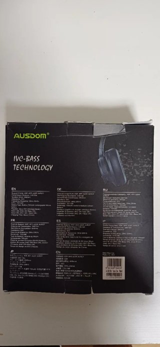 Auriculares Bluetooth Ausdom Negro