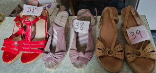 Sandalias cuña mujer talla 38