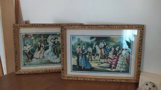 2 Cuadros Vintage Flamenco