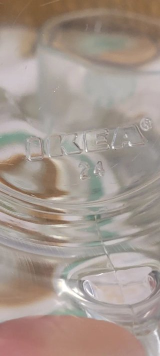 4 Tazas Ikea de Cristal Transparentes