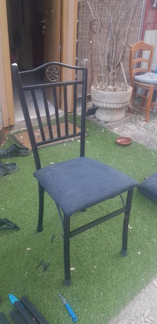 Conjunto de 6 Sillas Hierro Forjado Diseño