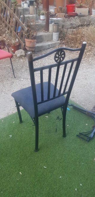 Conjunto de 6 Sillas Hierro Forjado Diseño
