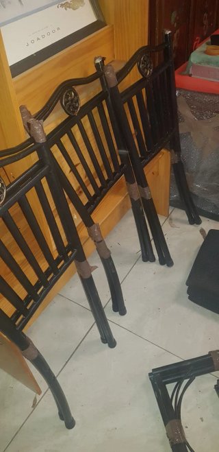 Conjunto de 6 Sillas Hierro Forjado Diseño