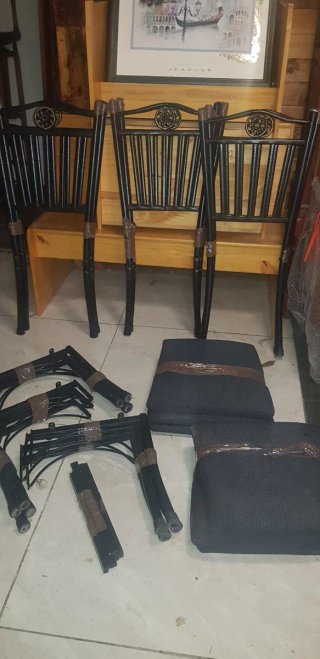 Conjunto de 6 Sillas Hierro Forjado Diseño