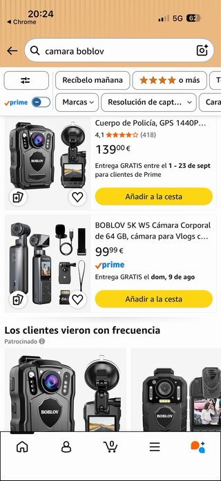 Cámara de video 5K Pocket Cam NUEVO SIN ABRIR.