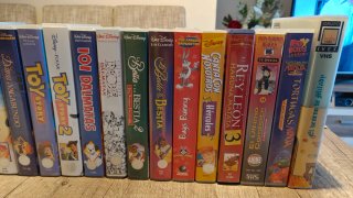 Lote Películas VHS Disney y Warner Bros