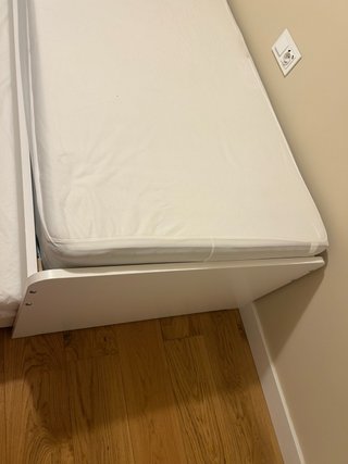 Cama nido blanca con 2 cajones