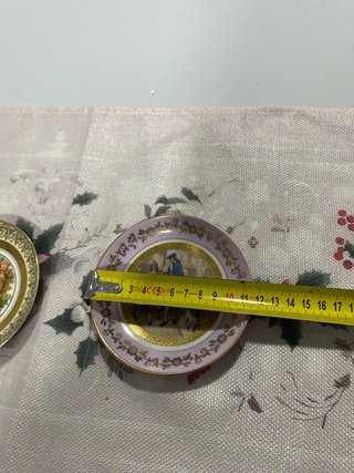 2 Platos Porcelana Antigua Francesa Limoges