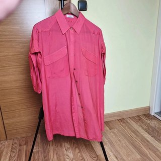 Blusa mujer cuplé  rosa fucsia fluida verano