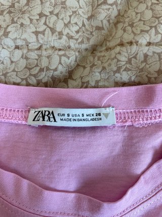 Camisa Zara rosa