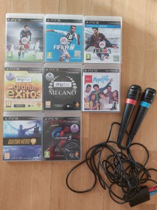 PS3 Giochi e Microfoni SingStar