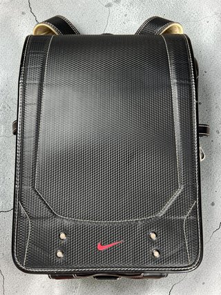 Mochila Nike Randoseru Negra Crema Swoosh Rojo