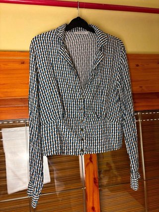 Blusa cuadros Vichy Promod Talla 38/M