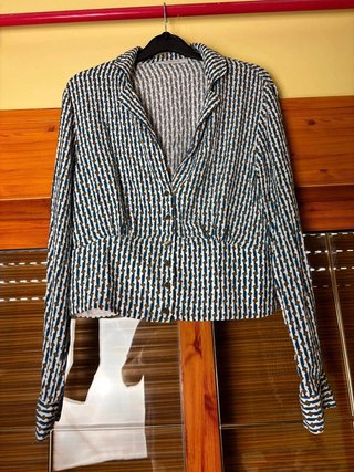 Blusa cuadros Vichy Promod Talla 38/M