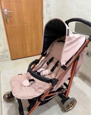 Cochecito Bebecar Rosa