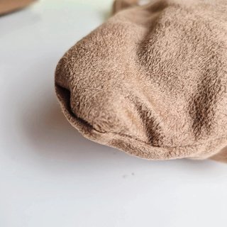 Bolso clutch beige elegante ante estilo parisino c