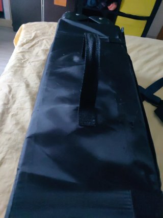 Cuna de viaje portátil negra