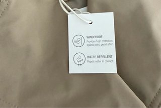 Trench Zara Larga Beige Cinturón Windproof
