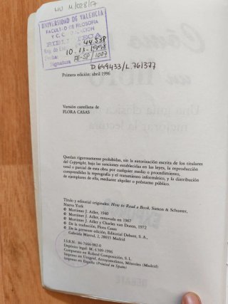 Cómo Leer un Libro Una Guía Clásica para Mejorar
