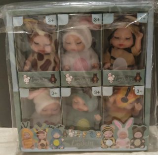 Muñecos Lovely Set 6 Unidades