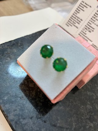 Pendientes Oro 18k Esmeraldas Muzo 3.10 Ct GDL