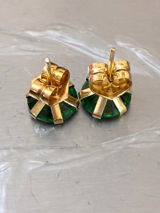 Pendientes Oro 18k Esmeraldas Muzo 3.10 Ct GDL