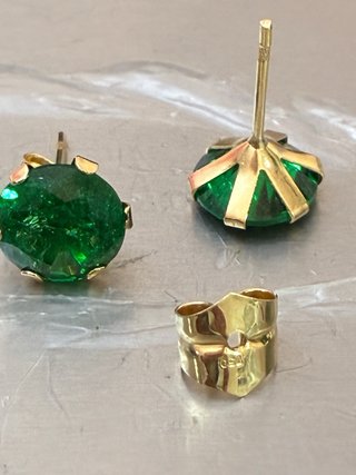 Pendientes Oro 18k Esmeraldas Muzo 3.10 Ct GDL