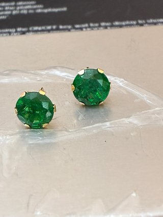 Pendientes Oro 18k Esmeraldas Muzo 3.10 Ct GDL