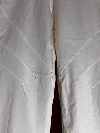 Pantalón Federica Erre recto blanco nuevo talla S/
