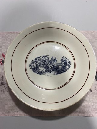 Plato antiguo cerámica Francisco Huerta Sevilla