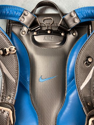 Mochila Nike Randoseru Gris Grafito Azul Y2K