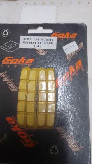 Patines Goma V-Brake Goka 003750