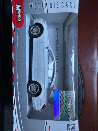 Mercedes-Benz CL Coupé Blanco. Escala 1/43