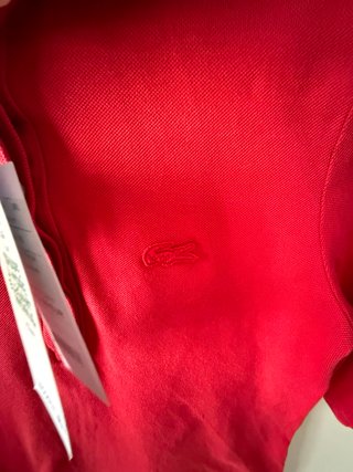 Camiseta Polo Lacoste Roja Talla S