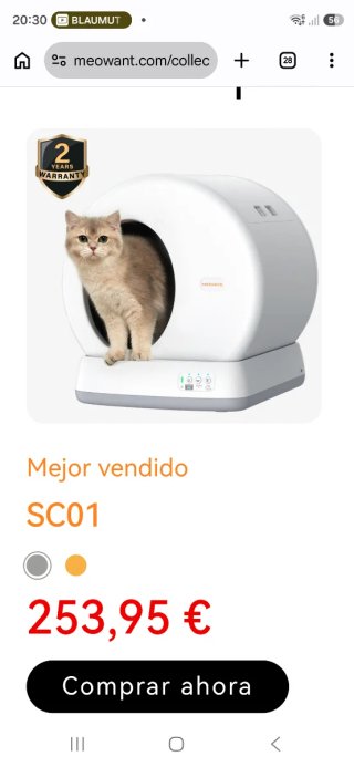 Arenero para gatos SC01