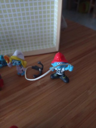 Lote de figuras de Los Pitufos