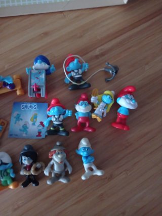Lote de figuras de Los Pitufos
